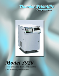 Thumbnail of document Data Sheet - 3920 Automated Low Humidity Generation System